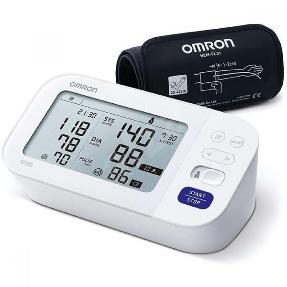 فشارسنج بازویی تمام اتوماتیک امرن M6-Comfort Omron با عملکردی بسیار راحت و بادقت زیاد طراحی شده است. فن آوری روز دنیا