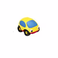 ماشین کوچک ضد ضربه و نشکن زرد قرمز smoby 750003