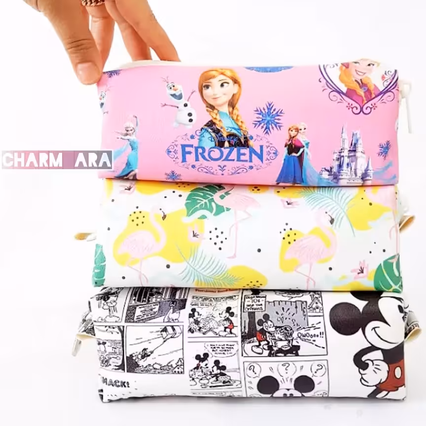 جامدادی فانتزی تک زیپ با طرح های جذاب آماده ارسال با تخفیف عالی 