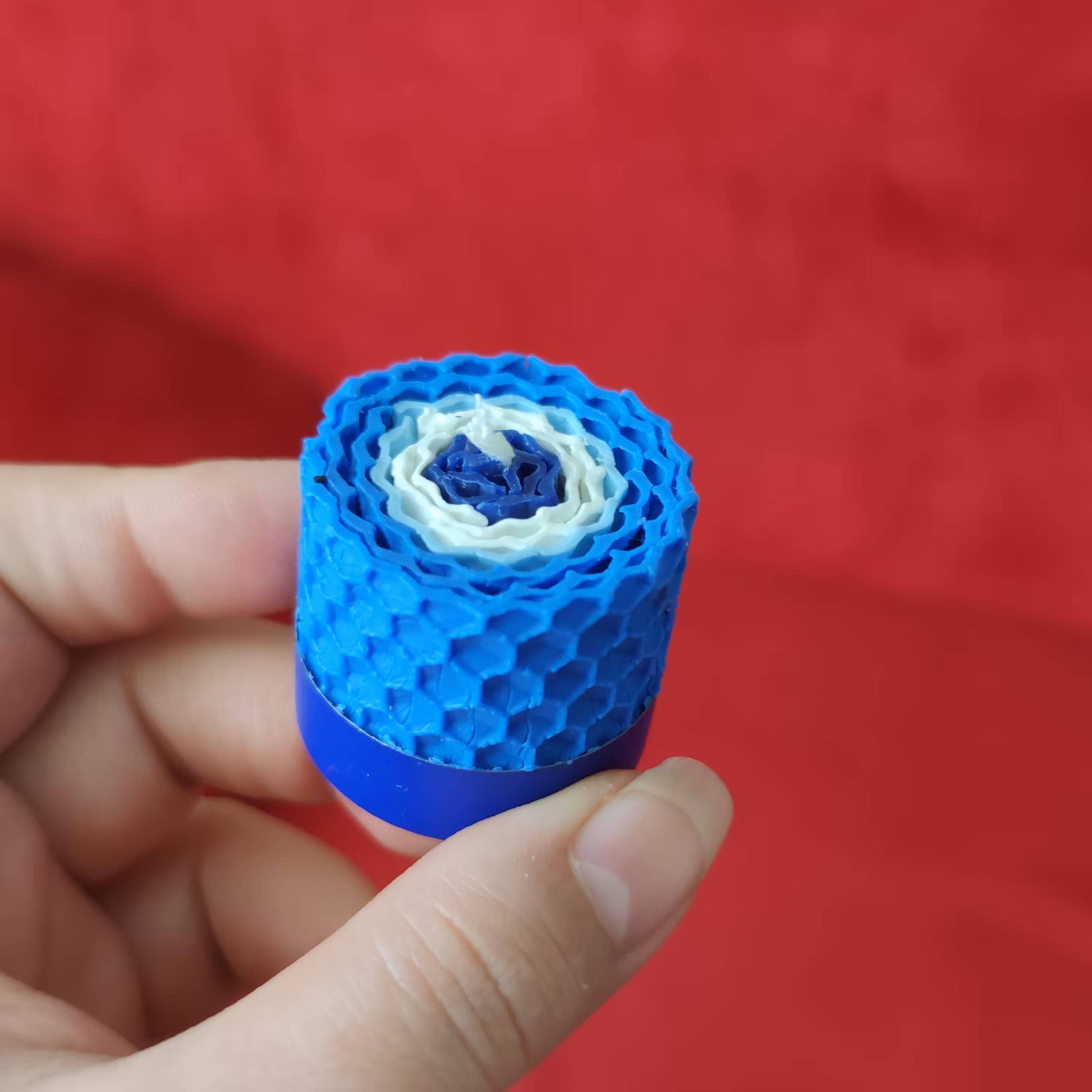 شمع وارمر ،چشم و نظر،موم عسل،کادویی، با سوختی بالا ،ارتفاع 3 سانت،قطر 3/5