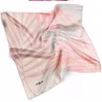 دستمالسر صورتی  یا دستمال گردن آبرنگی  پاستلی آبی صورتی یا باندانا  نخی قواره 45