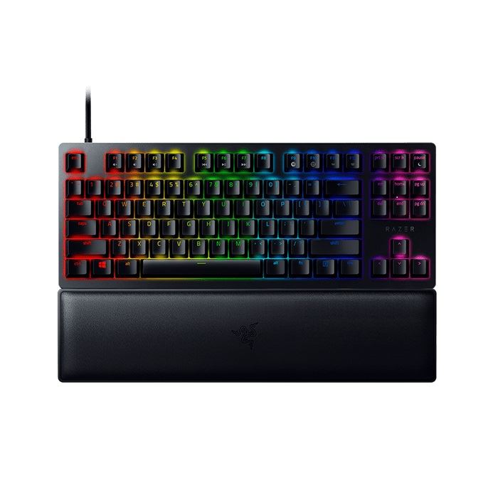 کیبورد گیمینگ ریزر Huntsman V2 Tenkeyless Purple Switch