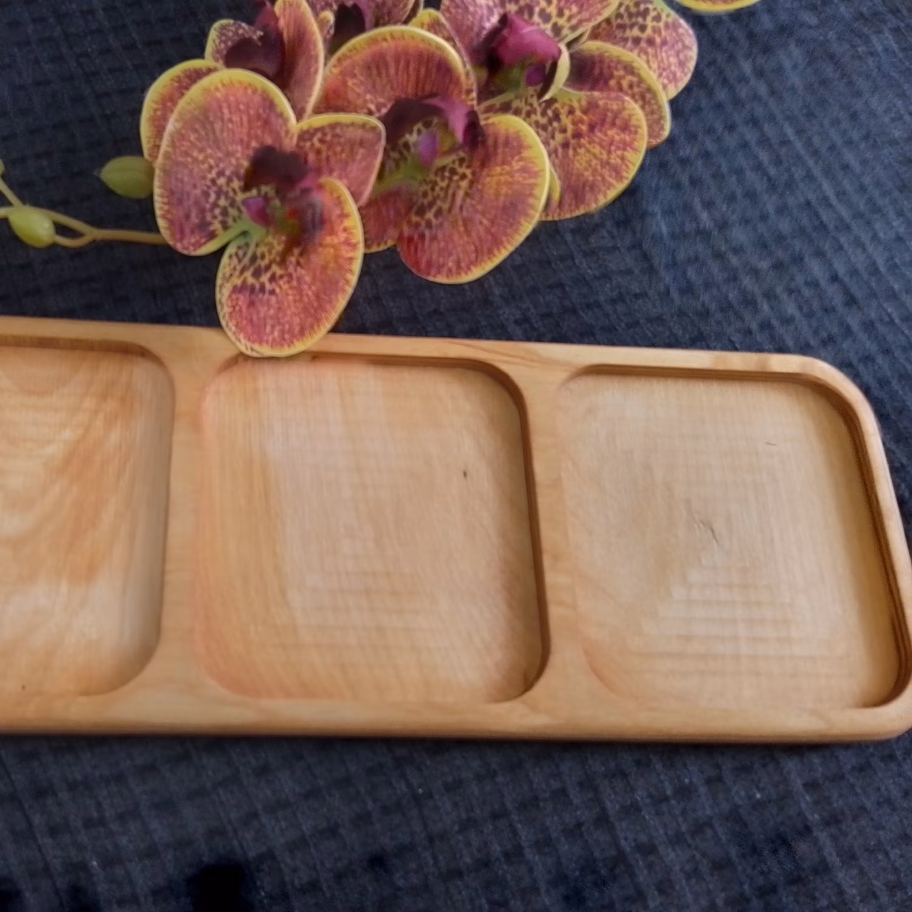 اردو چوبی سه خانه مستطیلی 