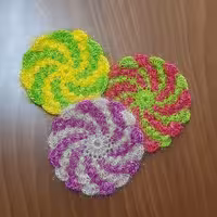 اسکاچ فرفره ای در رنگ های متنوع و زیبا