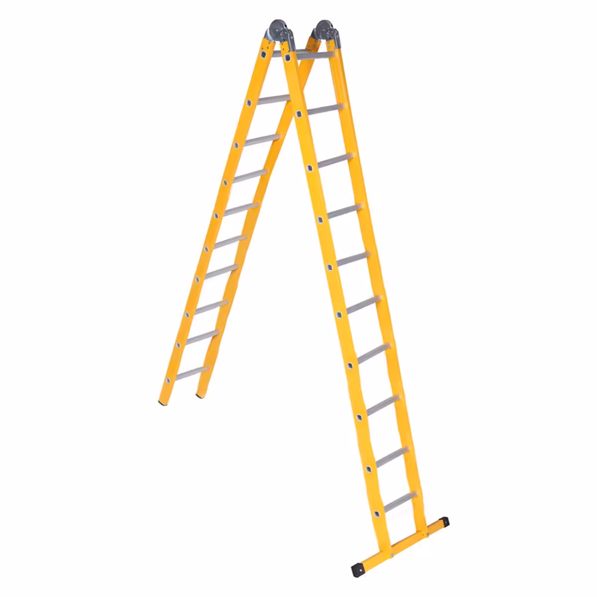 نردبان آلومینیومی مدل استرانگ دو تکه 20 پله (ارسال پس کرایه و به عهده مشتری)