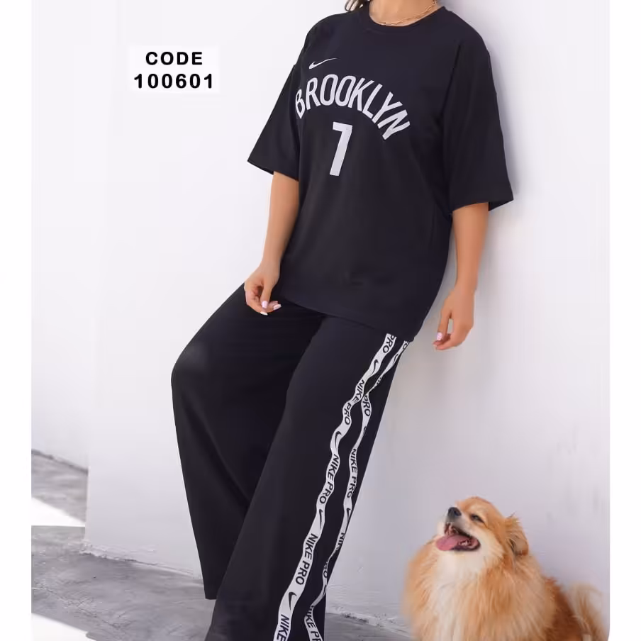 تیشرت شلوار تیپ لاکرا درجه یک کشسانی بالا فری از 38 تا 44 