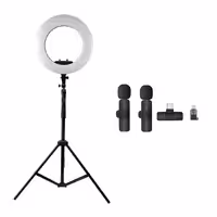 کیت تولید محتوا رینگ لایت زئوس Zeus SY-3161 ، پایه 805 و میکروفون K9