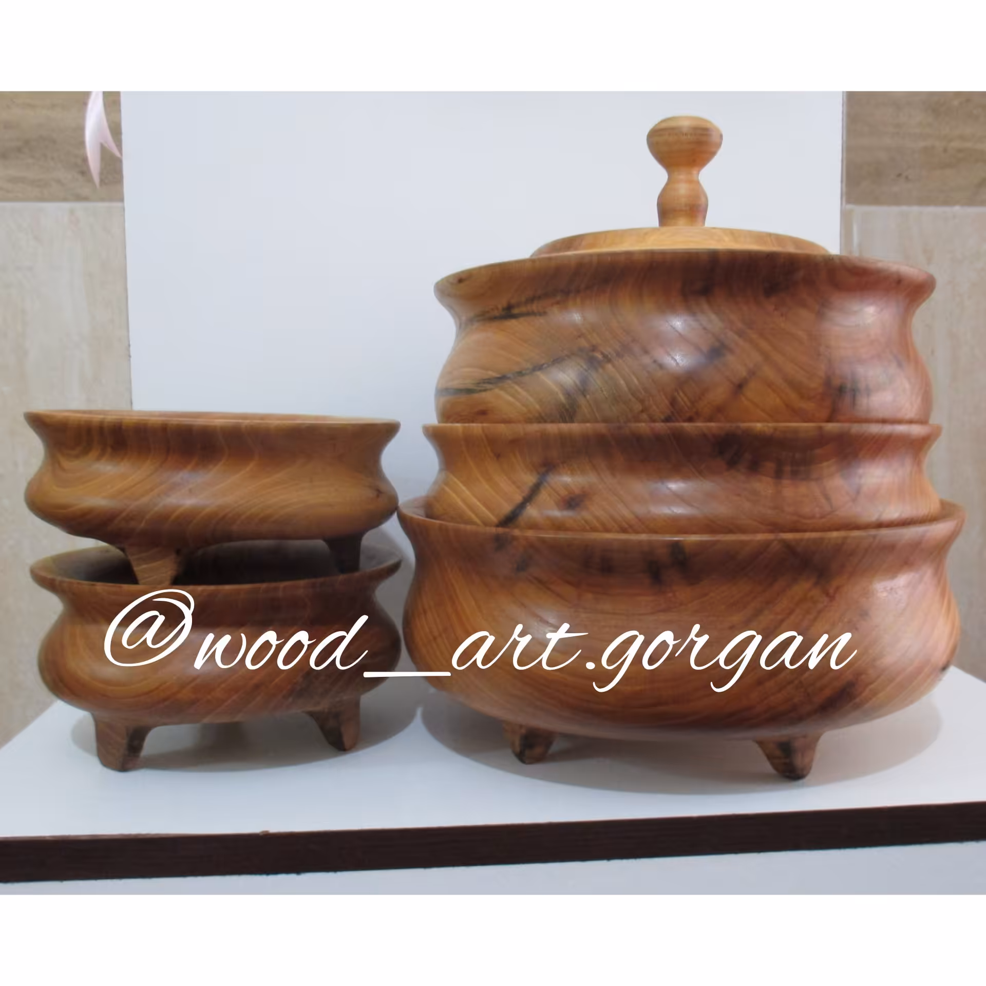 ظروف پذیرایی  چوبی