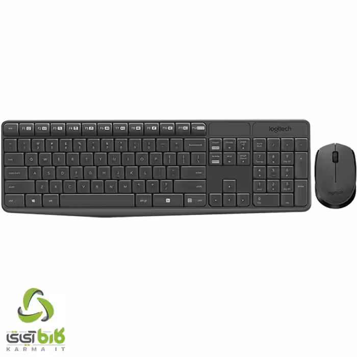 کیبورد و موس لاجیتک MK235 - فروشگاه کارما آی‌تی