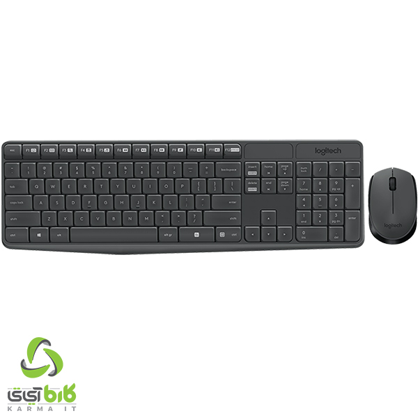 کیبورد و موس لاجیتک MK235 - فروشگاه کارما آیتی