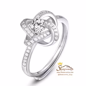 انگشتر نقره بافت RNG332S7