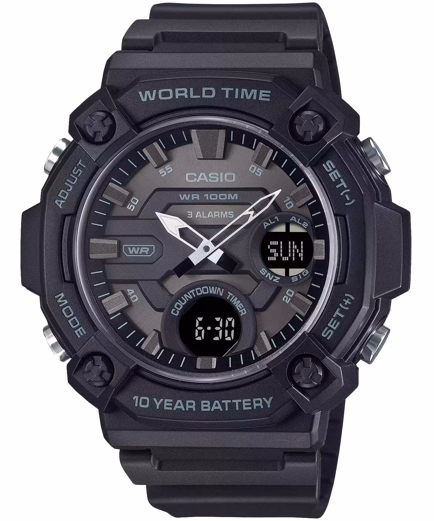 ساعت مچی مردانه کاسیو، زیرمجموعه Standard، کد AEQ-120W-1BVDF