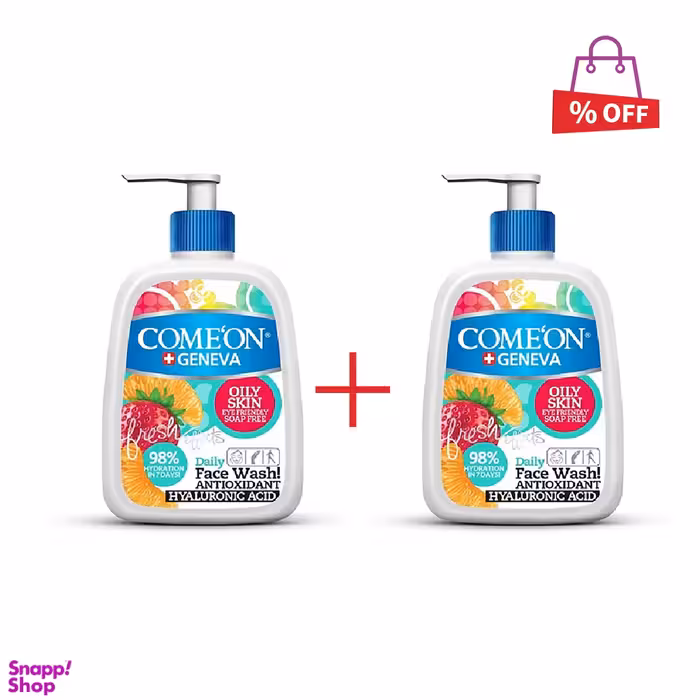 لوسیون ژل صورت کامان (Comeon) مناسب پوستهای چرب مجموعه 2 عددی