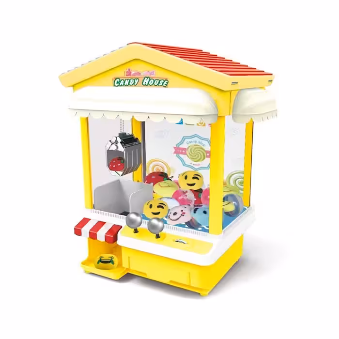 اسباب بازی دستگاه شانسی شهربازی کندی کچر رنگ زرد کد JS1727