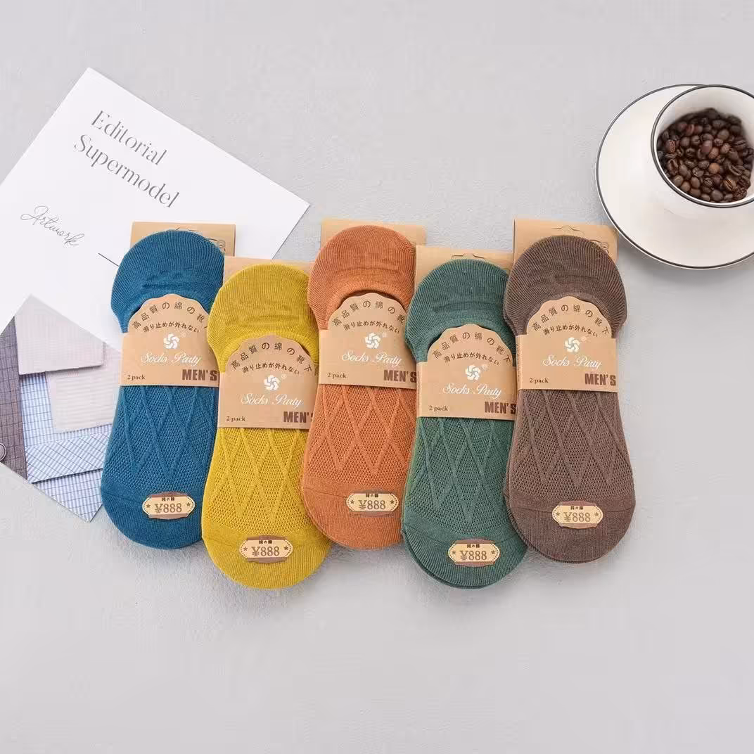 جوراب کالجی نخ پنبه ،پاشنه و پنجه دوبل، 11 رنگ جذاب ، مناسب آقایان و خانم ها