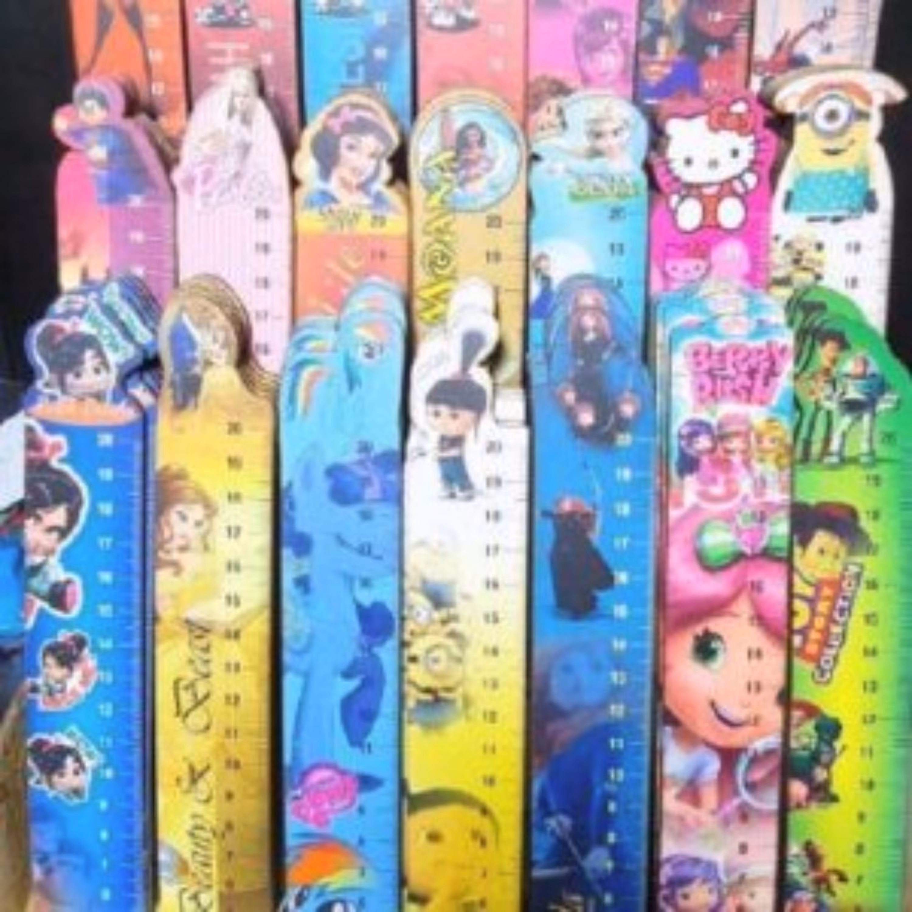 خط کش چوبی شخصیت کارتنی شیک و جذاب