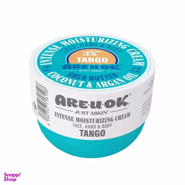 کرم مرطوب کننده کاسه ای آر یو اوکی مدل Tango حجم 250 میلی لیتر