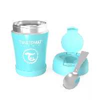 فلاسک غذا  6 ماه تویست شیک Twistshake ظرفیت 350 میلی لیتر آبی
