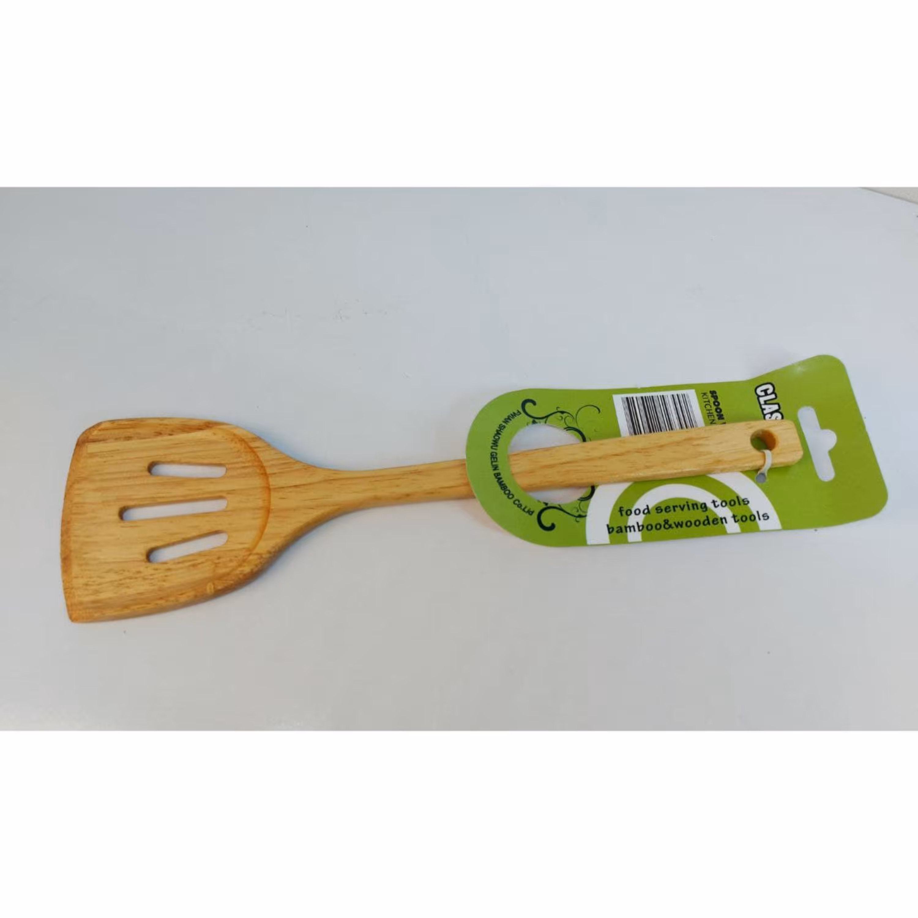 کفگیرچوبی پارویی چاکدار کف گیر