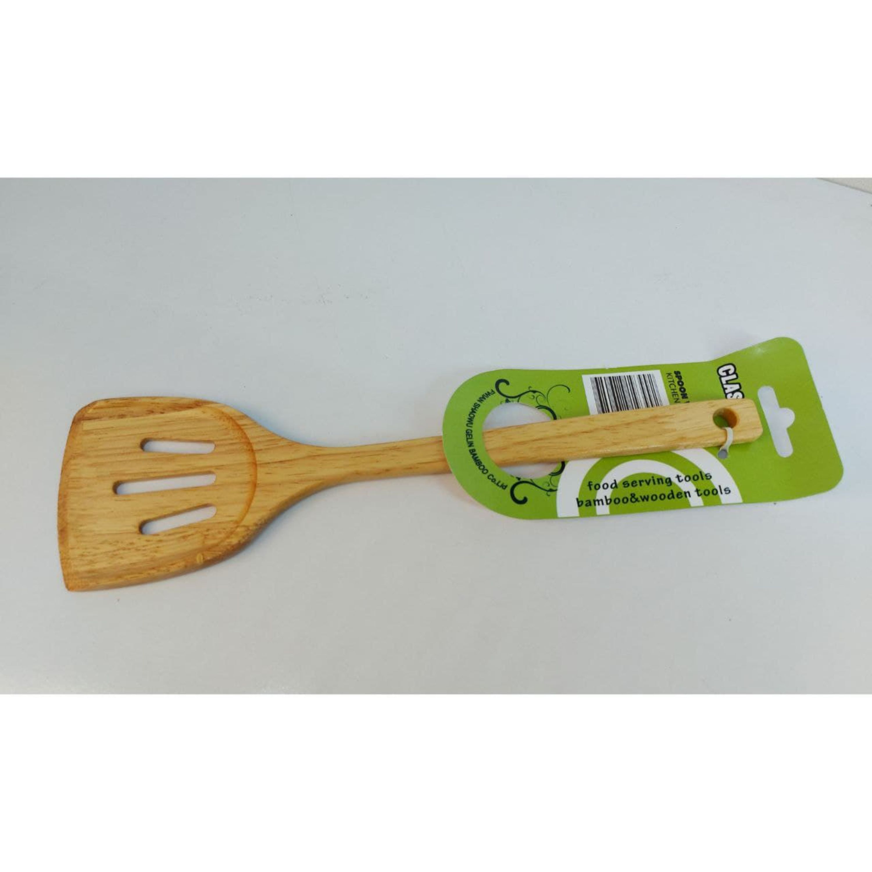 کفگیرچوبی پارویی چاکدار کف گیر