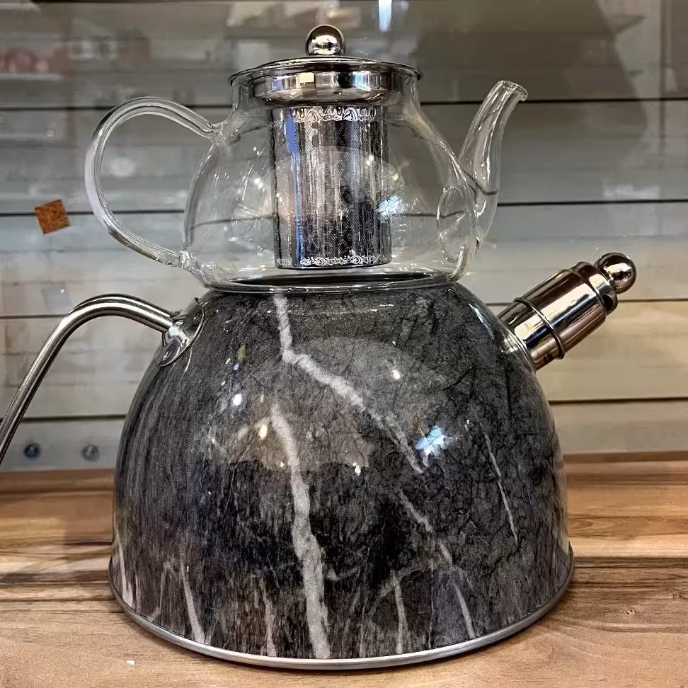 کتری قوری طرح سنگ 