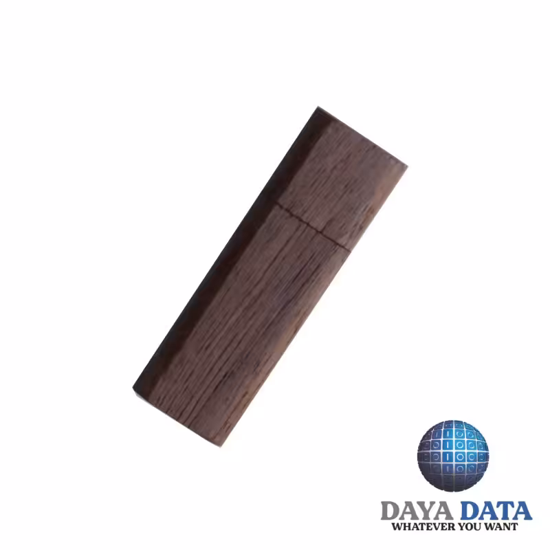 فلش مموری چوبی دایا دیتا طرح ساده مدل WO1009-47 ظرفیت 64GB -USB2  رنگ نسکافه ای