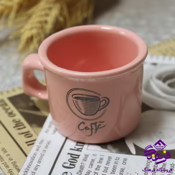 قهوه خوري رنگي 6عددي