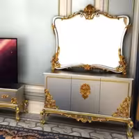 آینه کنسول تمام چوب پالیز