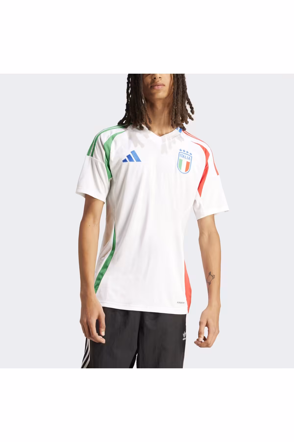 پیراهن ورزشی سفید مردانه جرسی جابجایی ایتالیا 24 اورجینال adidas