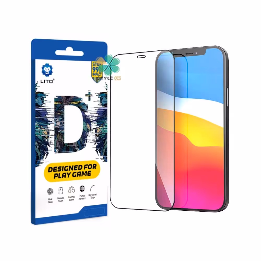 گلس گوشی اپل آیفون iPhone 12 Pro Max مدل LITO D  Play Game