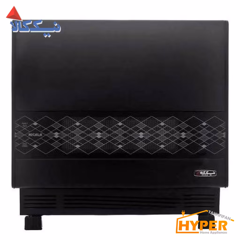 بخاری گازی نیک کالا MN12-TH مدل مرجان ترموستاتیک