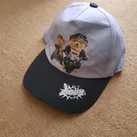 کلاه تابستانی پسرانه سبک وخنک  طرح تدی رنگ طوسی