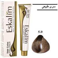 رنگ مو اسکالیم Eskalim شماره 5.0 قهوه ای روشن