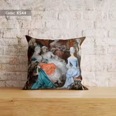 کاور کوسن طرحدار نقاشی کلاسیک چهار برند درنیکا