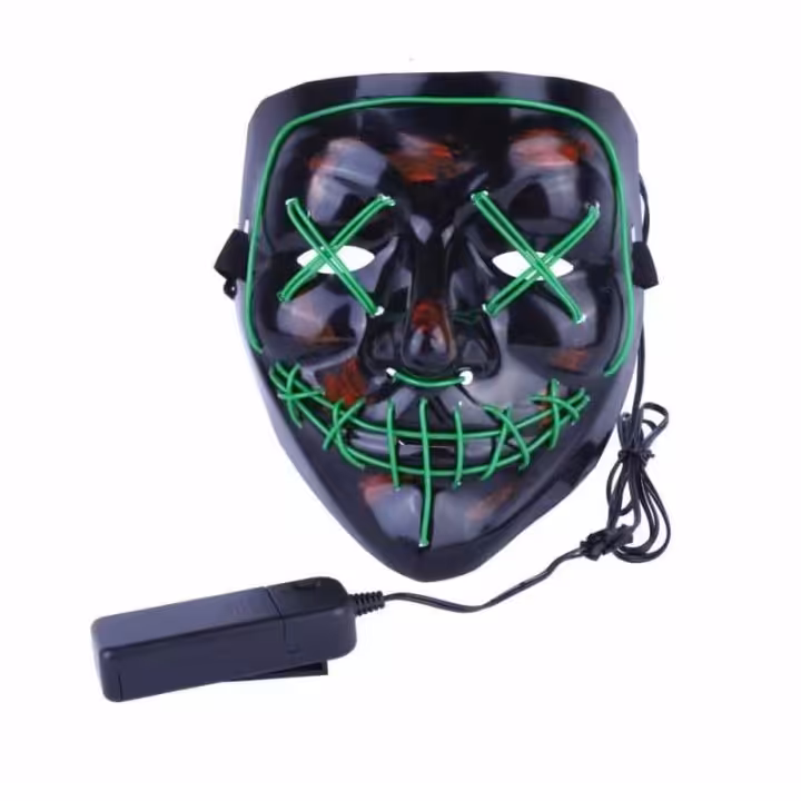 ماسک ایفای نقش ال ای دی دار هکر