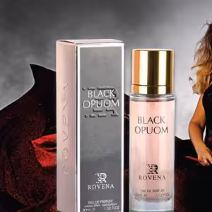 عطر ادکلن زنانه ایو سن لوران بلک اوپیوم روونا (Rovena Black Opium Yves Saint Laurent) حجم 30 میل