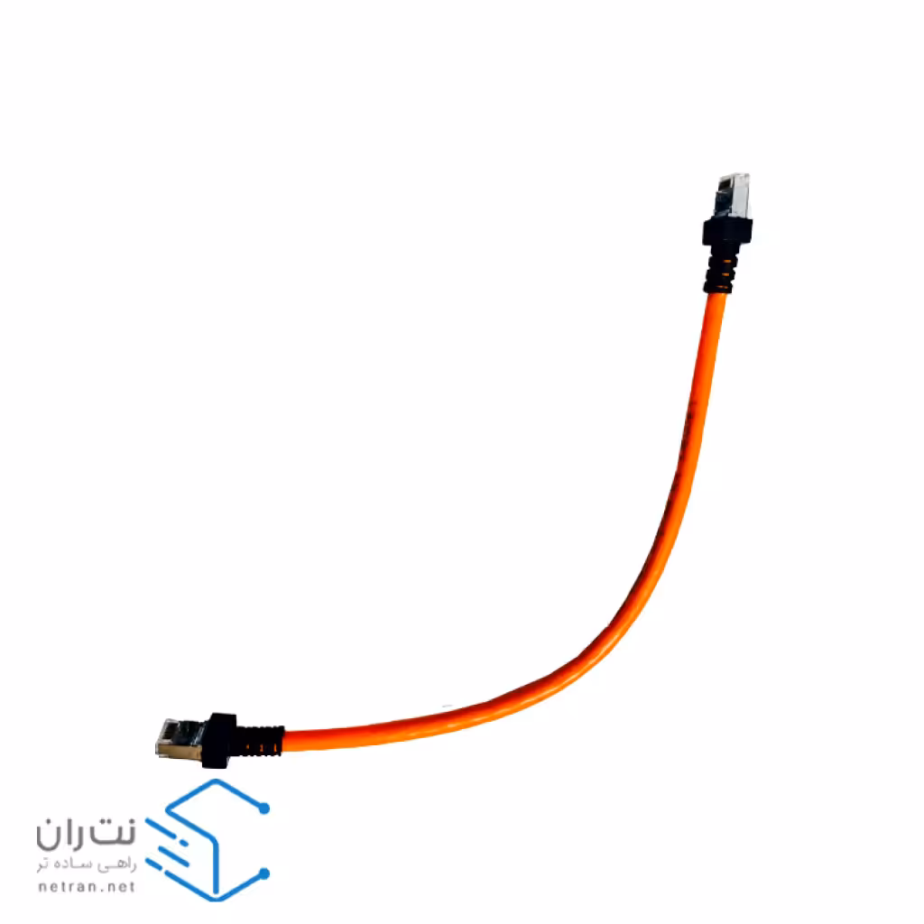 پچ کورد نگزنس (کابل لن) Cat6a SFTP روکش PVC نارنجی 30 سانتی متری (0.3m)