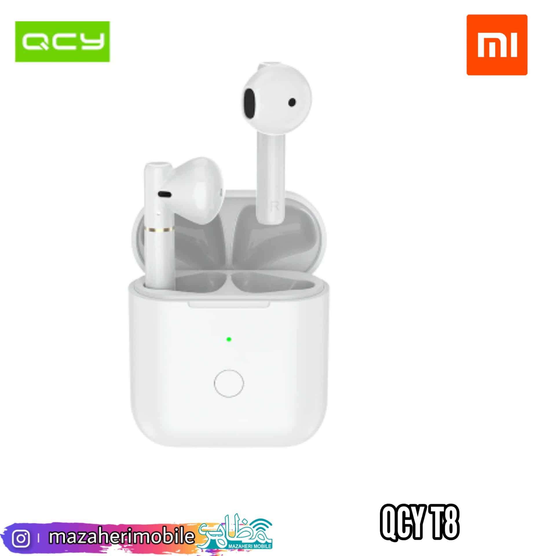 هدفون بی سیم شیائومی مدل QCY T8 گلوبال اصلی - فروشگاه موبایل مظاهری