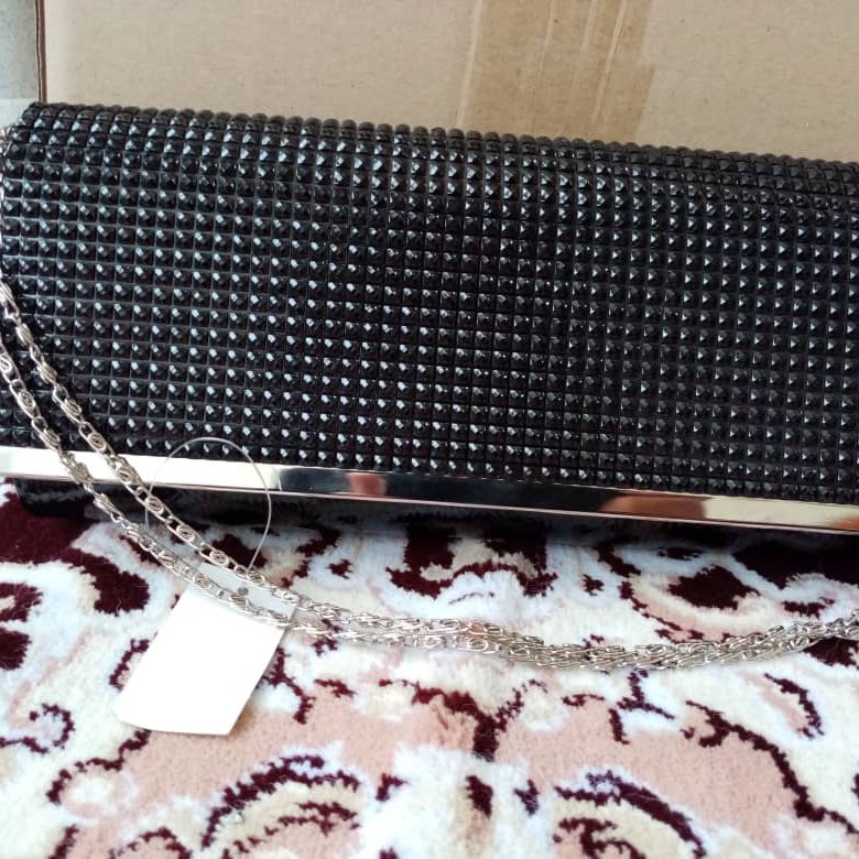 کیف دستی ترک دسته زنجیر دار کیفیت عالی رنگ فقط مشکی