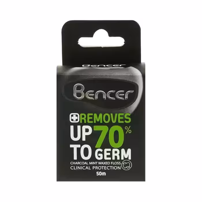 نخ دندان ذغالی 50 متر بنسر