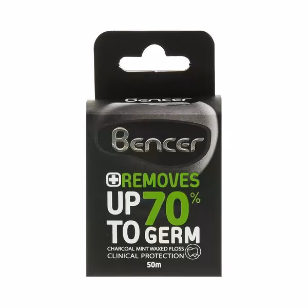 نخ دندان ذغالی 50 متر بنسر