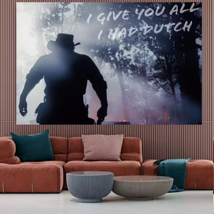 تابلو بوم  طرح Red Dead Redemption 2  کد 312