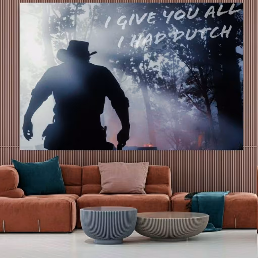 تابلو بوم  طرح Red Dead Redemption 2  کد 312