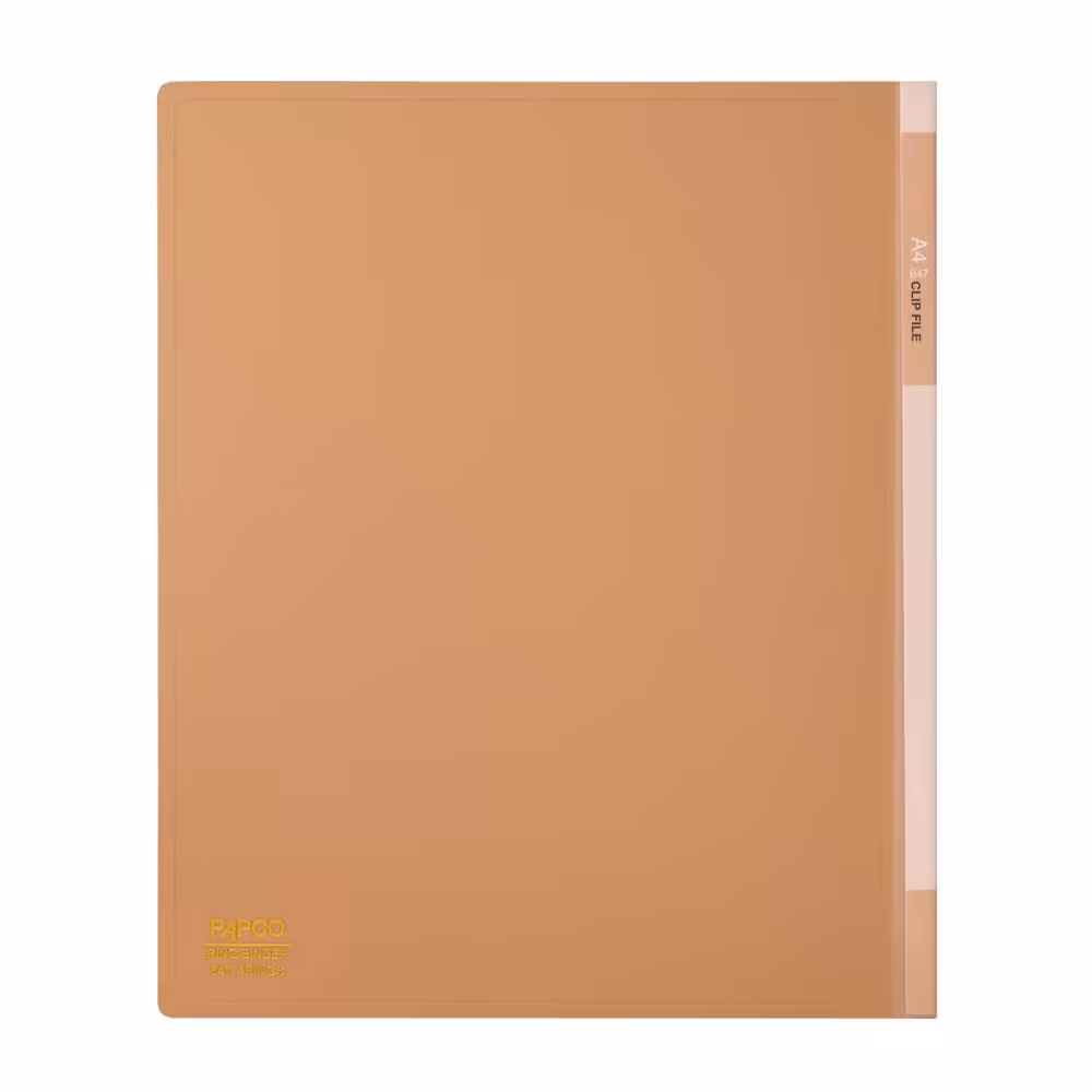 کلاسور 4 حلقه پاپکو مدل مات کد 647-4RING رنگ کرمی