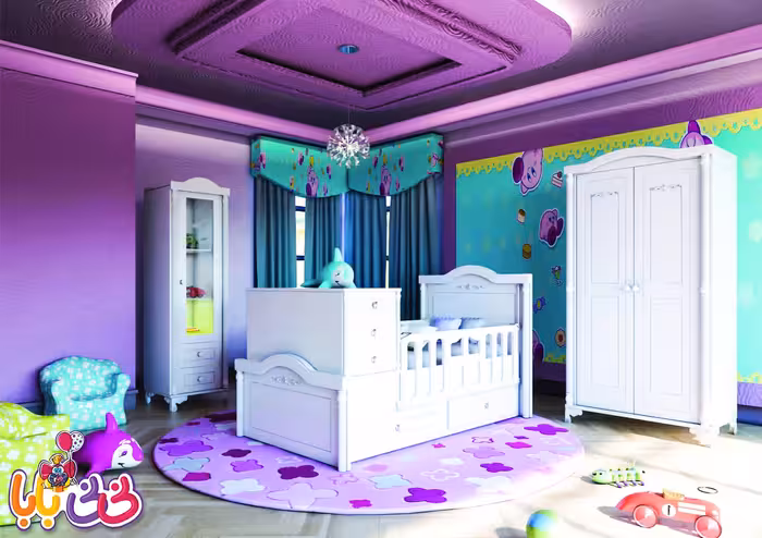 سرویس خواب دو منظوره نوزاد-نوجوان مدل پرسپولیس