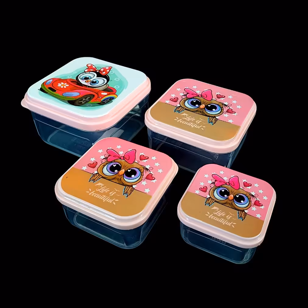 ظرف نگهدارنده  مدل سلینا مجموعه 4عددی کد 807