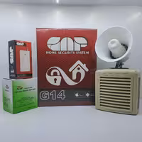 پک دزدگیر سیم کارتی گپ G14 با  لوازم فابریک به همراه چشمی بی سیم کد 2006