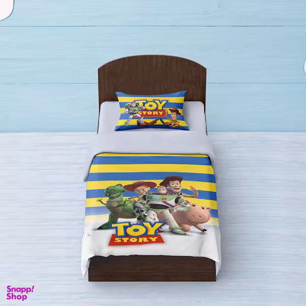 سرویس ملحفه شمسه نگار مدل BK689 Toy Story یک نفره 3 تکه