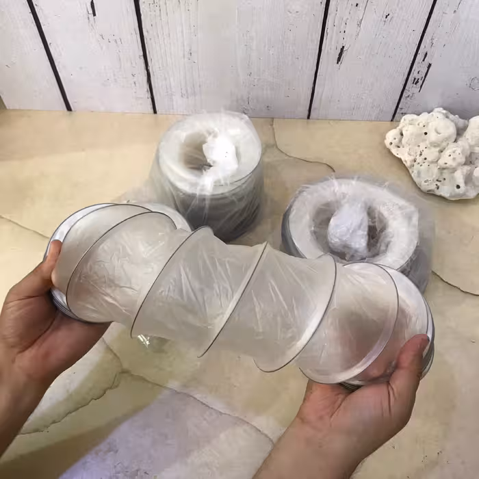 لوله هود شفاف قطر15سانت(کارتن60متری)