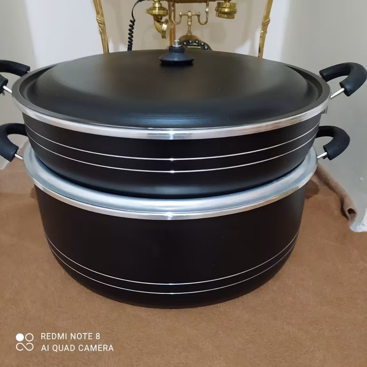 قابلمه و ماهی تابه ی گرانیتی سایز 42